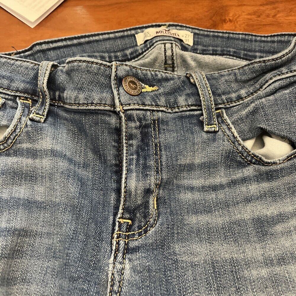 Hollister Jeans Women's 5S Blue Boot Cut Medium Wash Casual Denim 27x31
